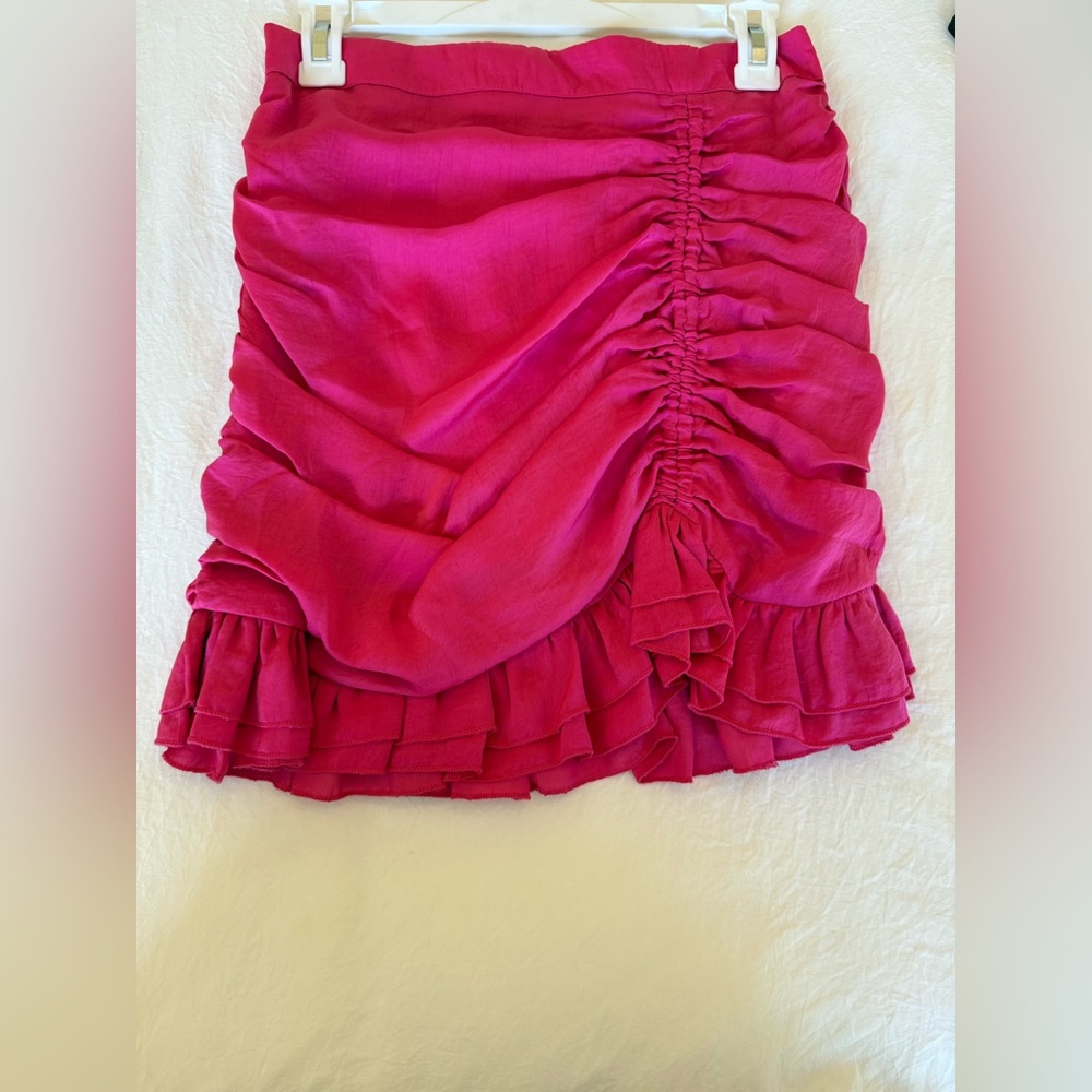 Pink Ruched Skirt
